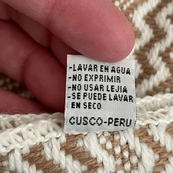 Alpasur White Cream Abstract Tinsel Alpaca Women’s Scarf One Size #1011 - Picture 10 of 11